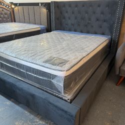 Queen Bed With Mattress