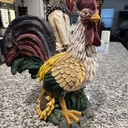 Large rooster decor