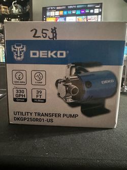 Utility Transfer Pump
