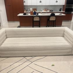 Absolutely GORGEOUS CB2 Boucle Sofa