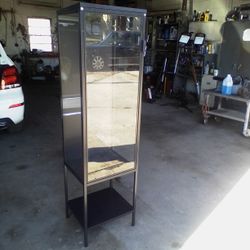 Black Metal An Glass Display Case 100 Or Best Offer