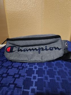 Champion Grey Embroidered Logo Waist Bag Cross Body