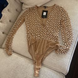 Bodysuit Whit Pearl 
