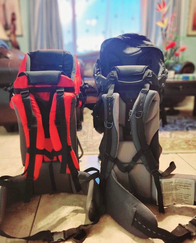 Two Hiking Backpacks