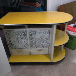 Vintage kitchen island
