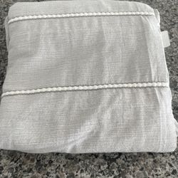 Gray And White Shower Curtain 