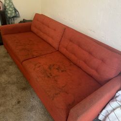 Free Orange/Red Couch
