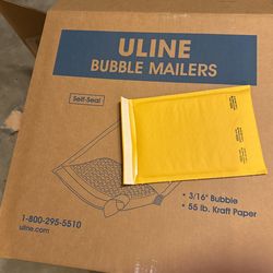 Uline Bubble Mailers. New. 6”x9”.   3 For $1!
