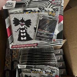Pokemon Trading Card Games Scarlet Violet 10.5 White Flare 3Pk Tech Sticker Collection