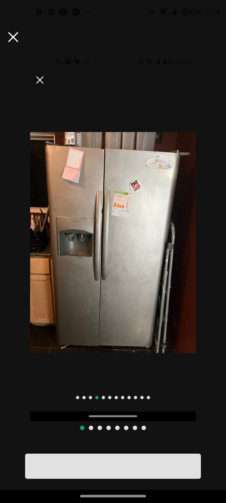 Frigidaire Side By Side And Stove Electric 