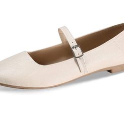 Flats Mary Jane Shoes Womens Casual Comfortable Walking Classic Buckle Ankle Strap Style Ballet Slip On