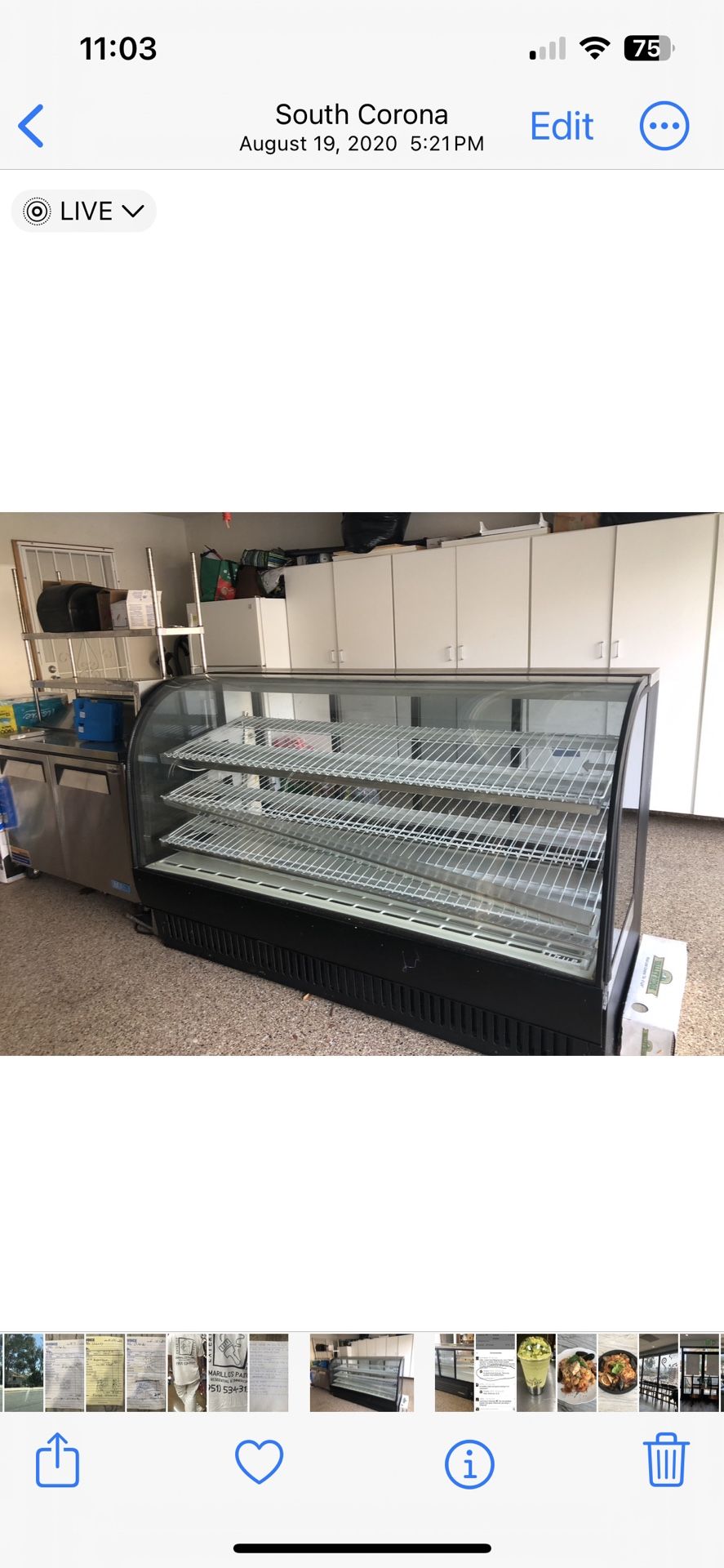 True Brand Refrigerator Show Case