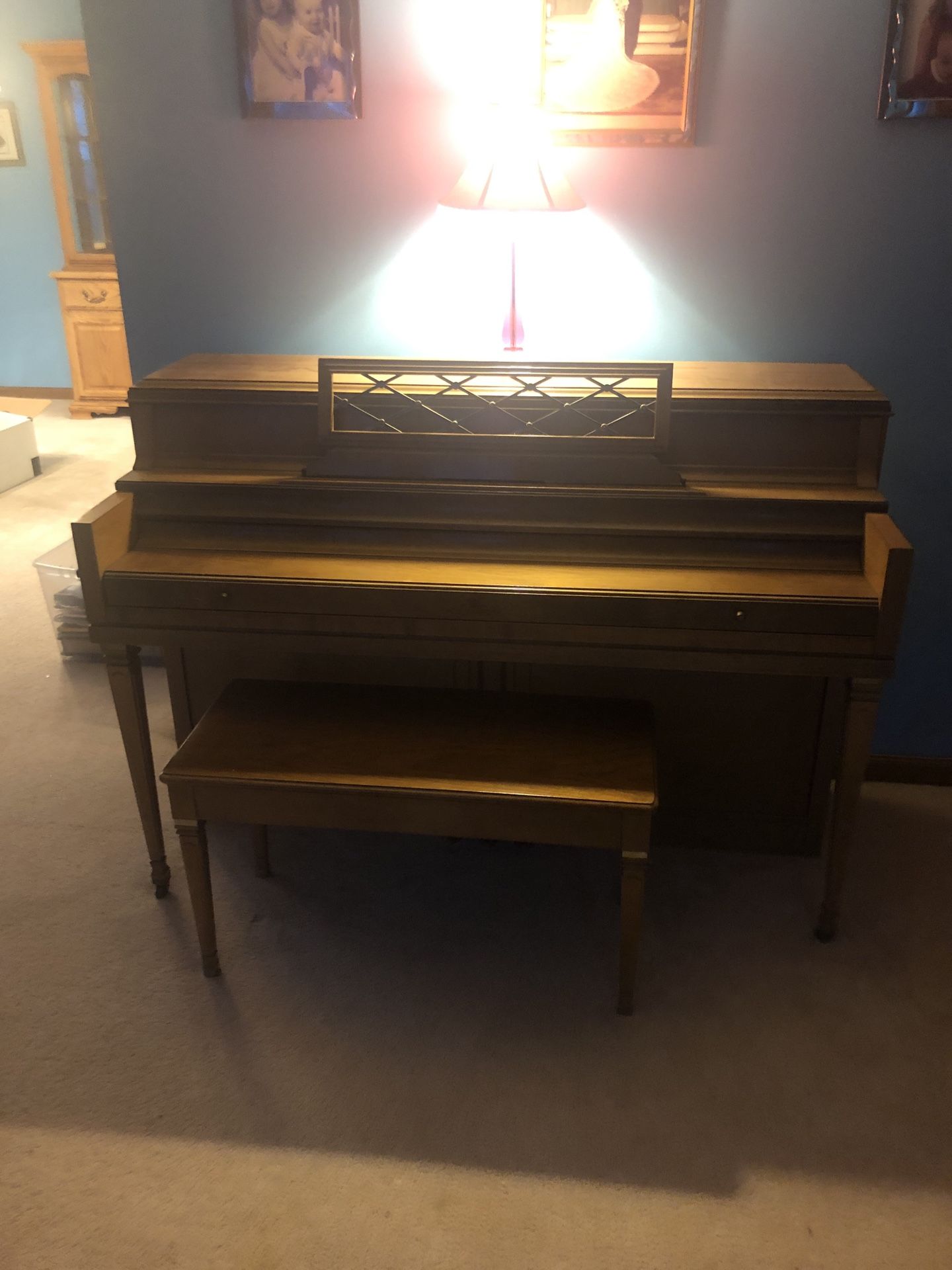 Wurlitzer Piano And Bench