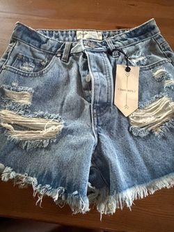 Light Wash Button-Fly Denim Jeans