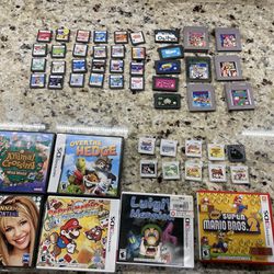 Nintendo DS, 3DS, Gameboy, Gameboy Advance Games