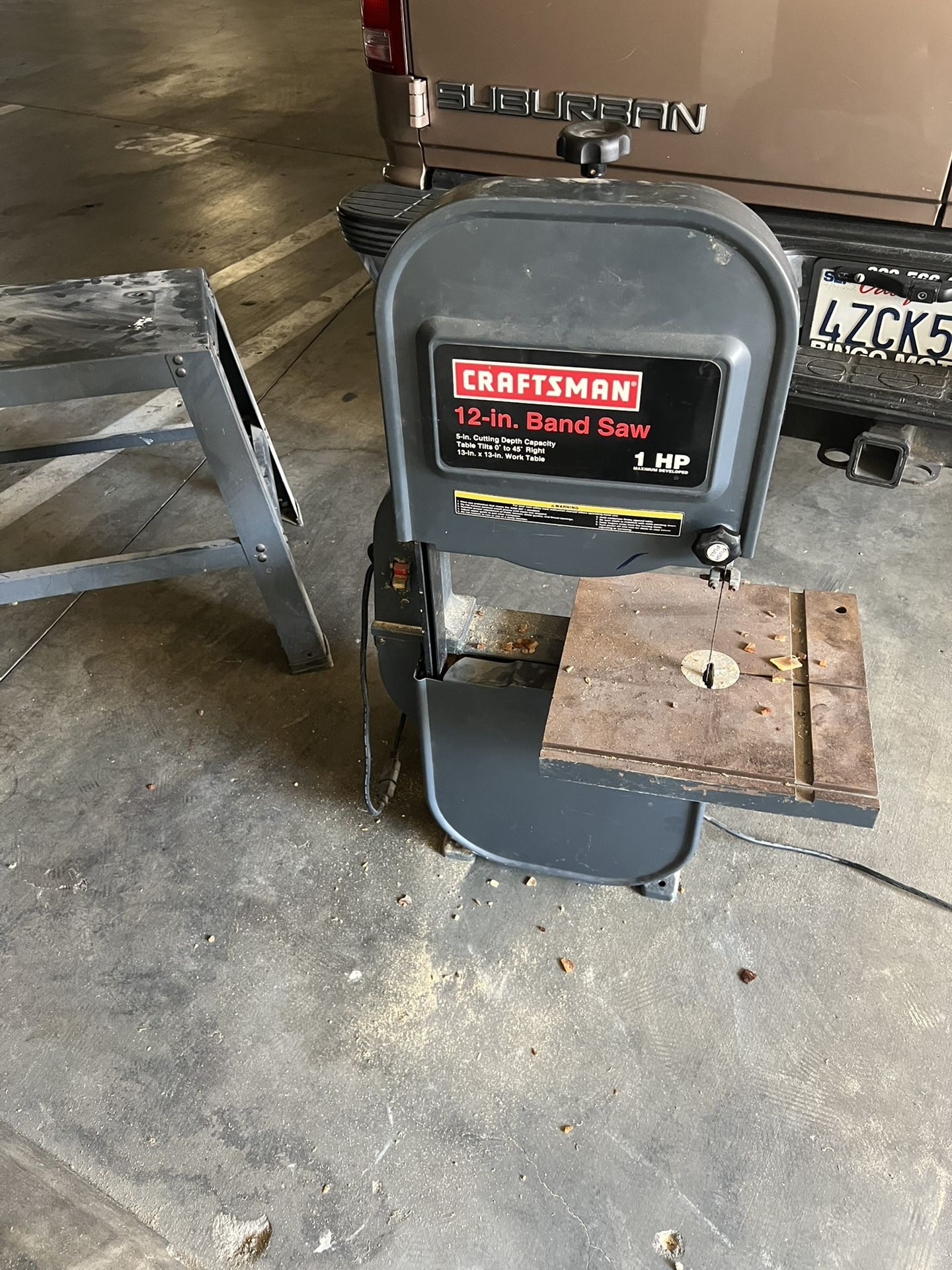 Band saw With The stand