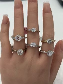  1CTW-3CTW 14k VS Lab Diamond IGI Certified Engagement Rings 