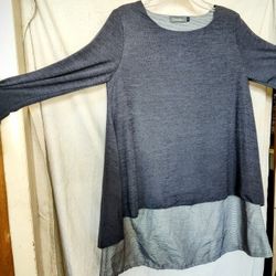 Women's Long, Dressy, Two-Layer Top, XL, Like New