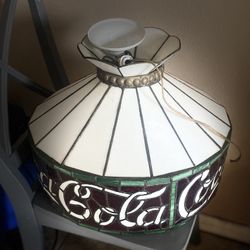 Antique Coca Cola Lamp