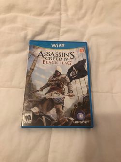Wii U Assasins Creed 4 Black Flag video game/Nintendo