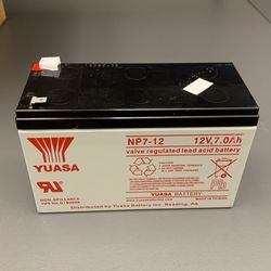 YUASA NP7-12 12 Volt,7.0Ah Batteries Power Wheels