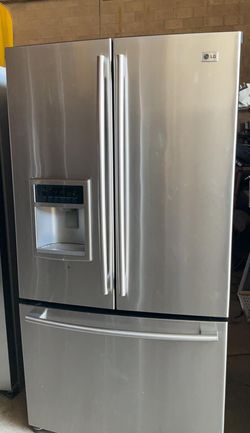 LG 3-Door Stainless Steel Fridge
