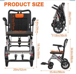 New Foldable Transport wheelchair
