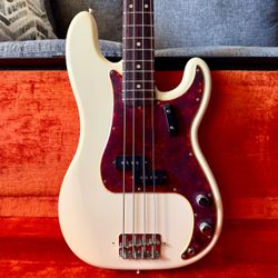 1967 Fender Precision Bass Black Olympic White Refin w/OSHC