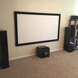 NHT VT-2 Mains, NHT Subwoofer SW2P And Three VS 2’s for Rear And center