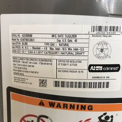 Rheem Gas Water Heater 