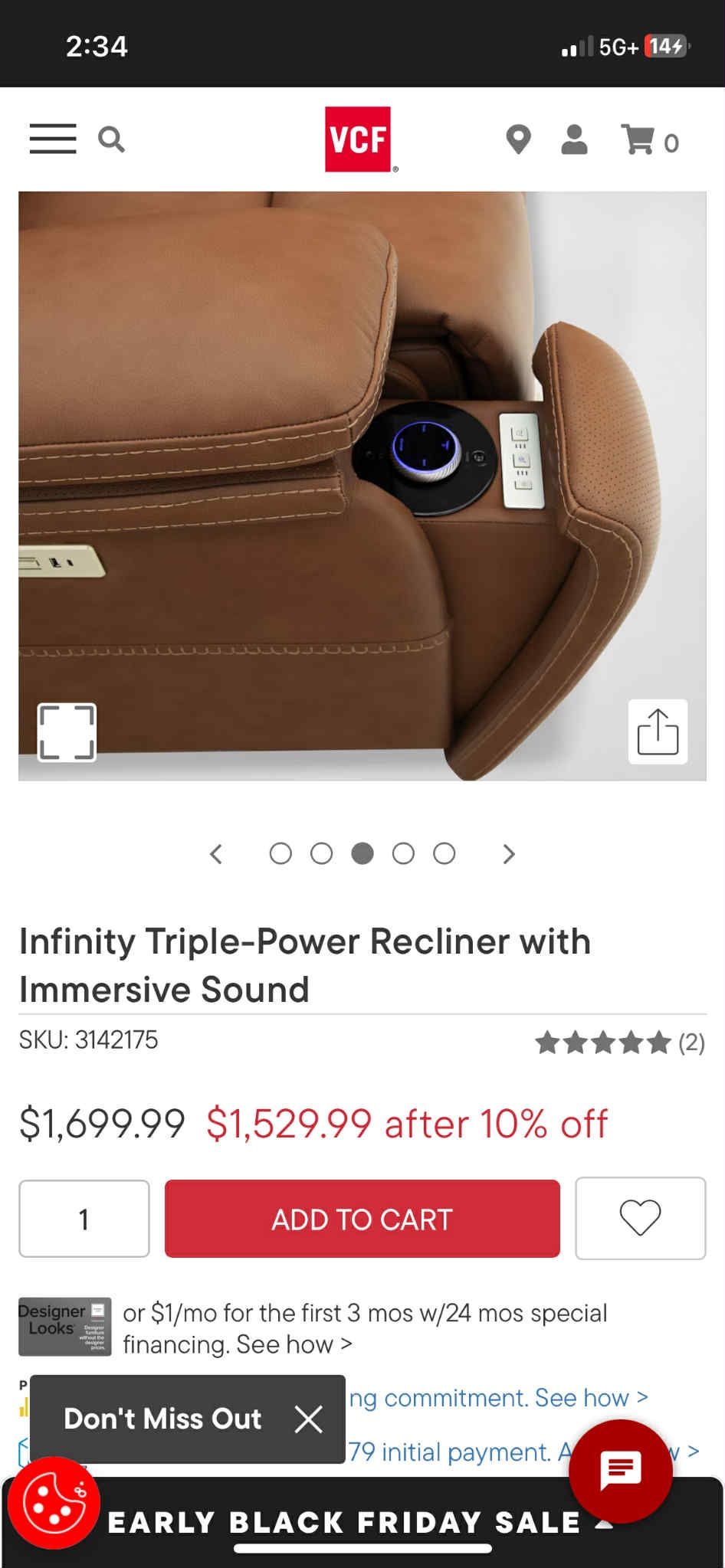 Power Reclining Chair