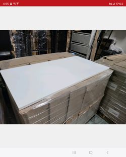 New 47 inch by 24 inch, fully finished Wood shelves.