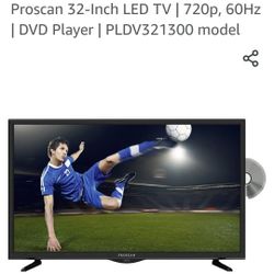No Remote Proscan 32-Inch LED TV | 720p, 60Hz | DVD Player | PLDV321300

