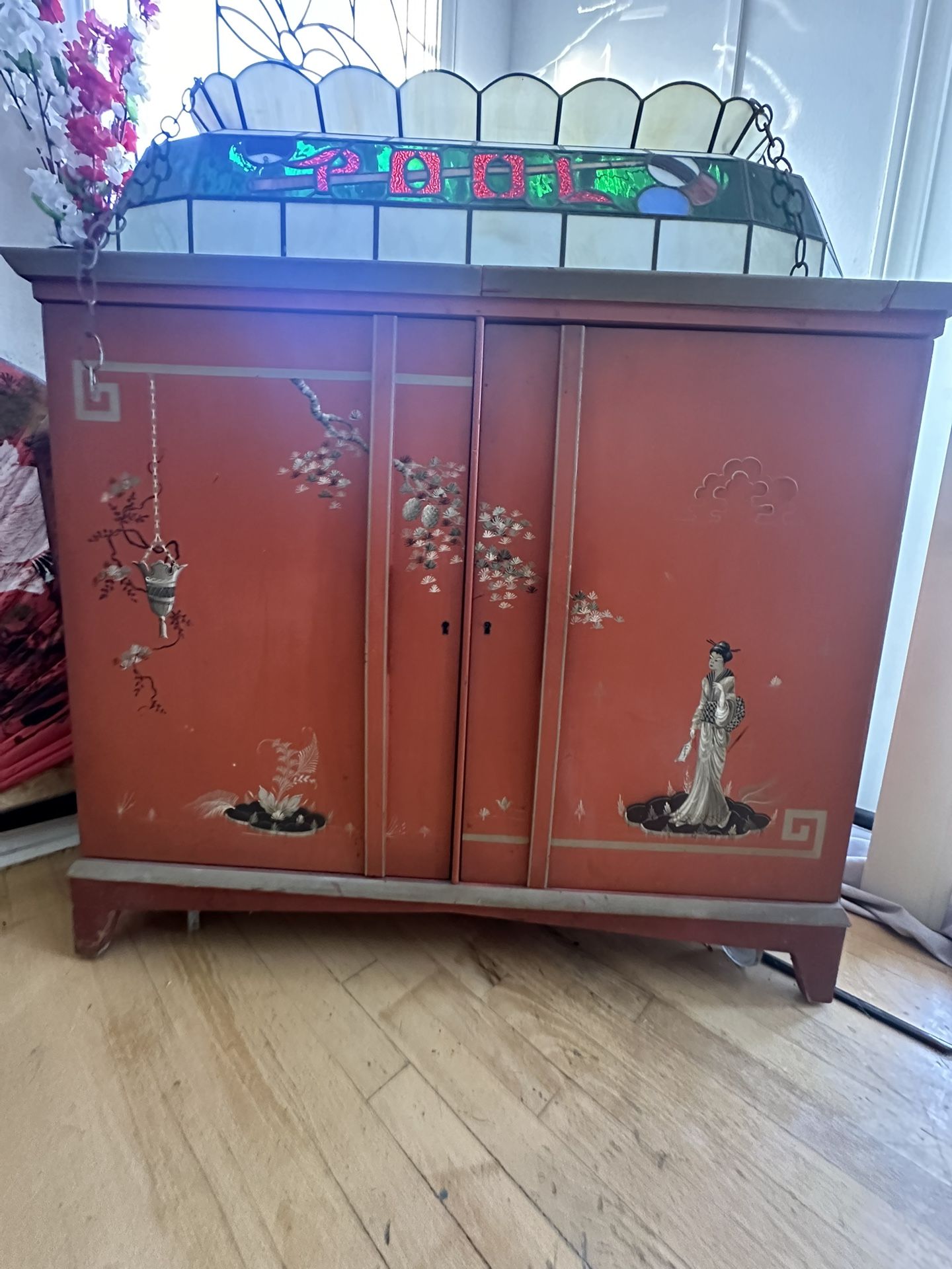 Japanese Antique Wooden Cabinet 
