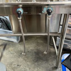 Industrial Sink And Freezer 