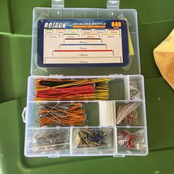 Bojack 14 Vaules 840 Pcs 2-125mm Solderless Flexible Breadboard Connecting Line Cables Breadboard Jumper Wires Kit
