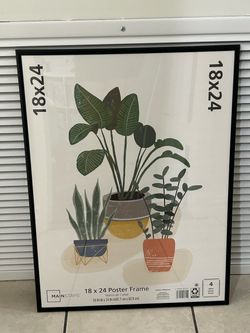 Mainstays 18x24 Black Poster Frame