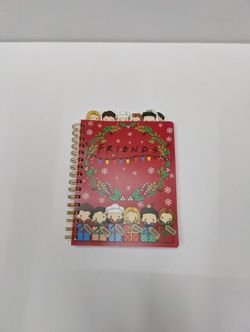 Friends TV Show Journal 96 Page Spiral Notebook Christmas Stockings New Rare