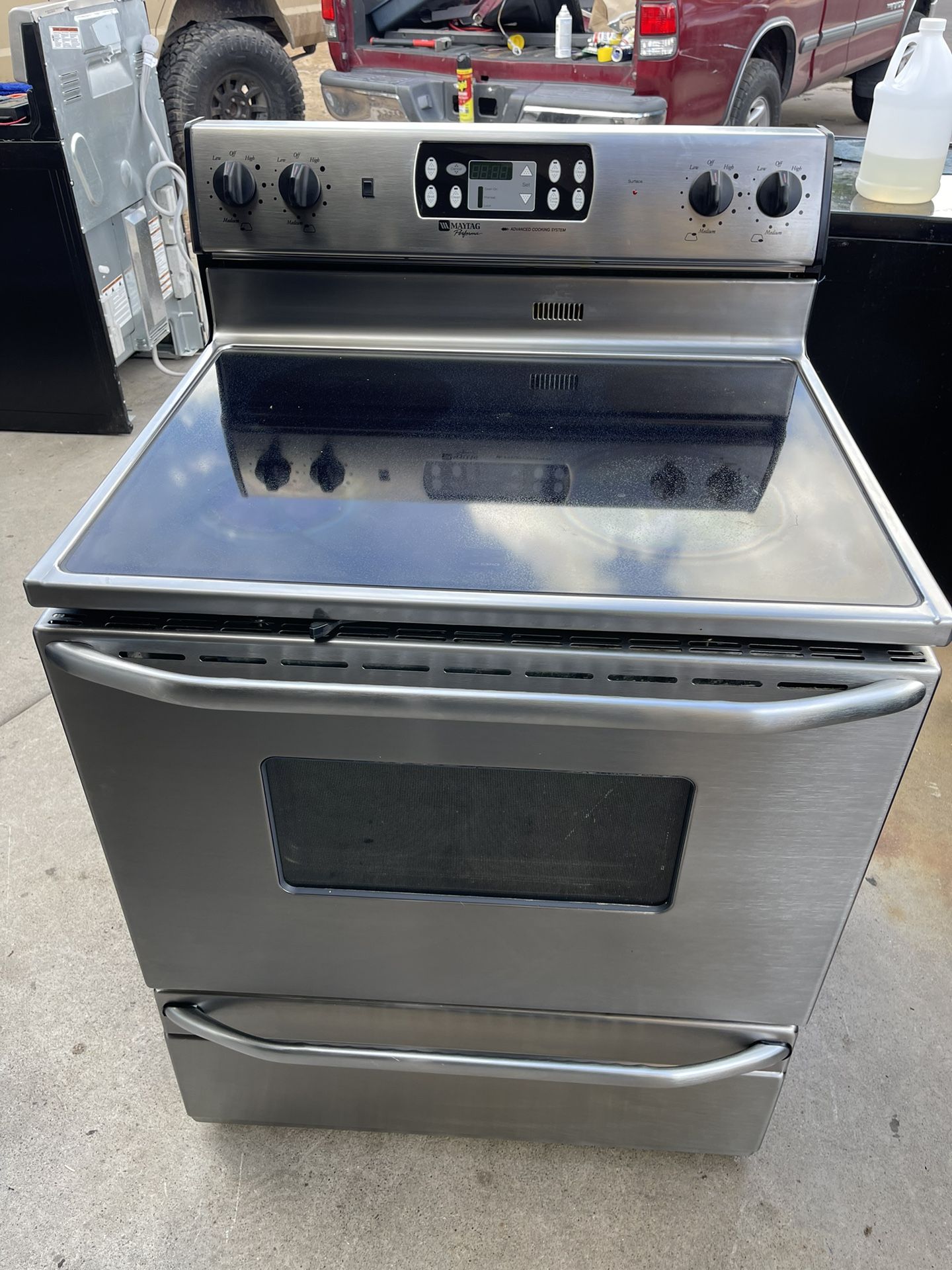 Maytag Electric Stove Stainless Steel