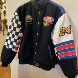 Vintage Jeff Gordon 24 Motorsport Reversible DuPont Jacket  Nascar