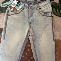 Platini Jeans Light Blue Size 32