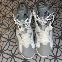 Grey & White 6’s 100% authentic Size 10 MENS