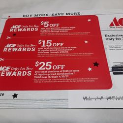 Ace Rewards As Enclosed