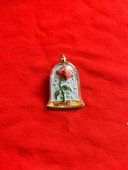 Beauty and the Beast Enchanted Rose Enamel Pin