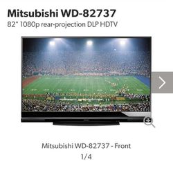82" Mitsubishi TV