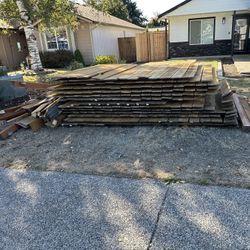 Stacked 8ft Fence/Panel Sections-12x Sections-100ft+, 2 1/2 Year Old Fence