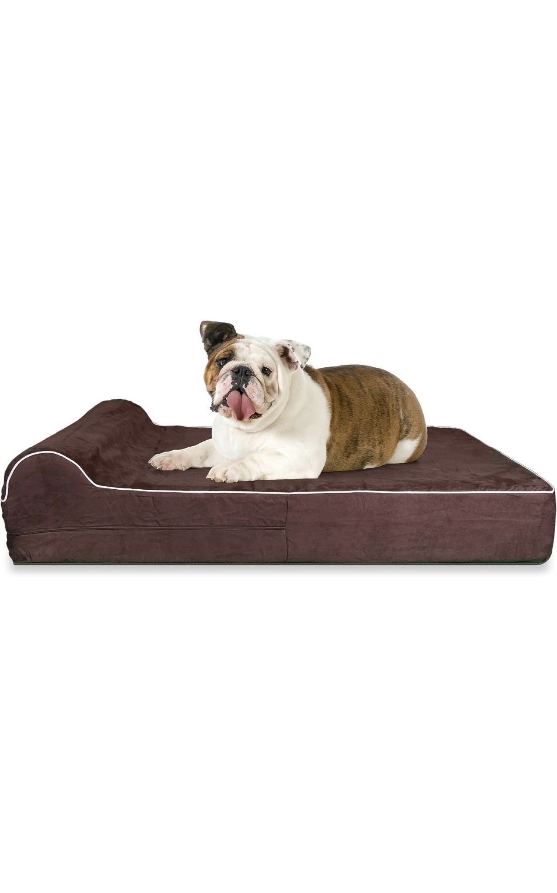 5.5” Thick Orthopedic Memory Foam Dog Bed with Pillow