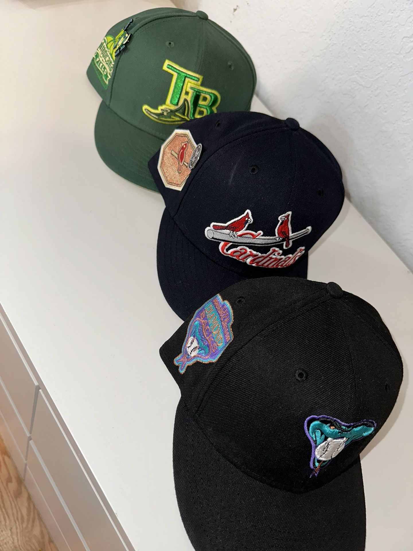 Fitted Hats Size 8. 