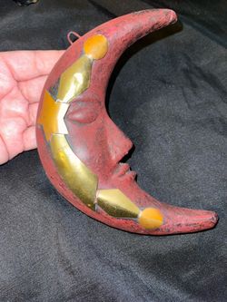 Beautiful moon wall plaque