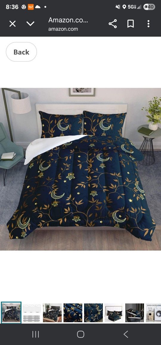 Sun And Moon Duvet Full